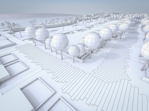 beach residences resort 3D Model