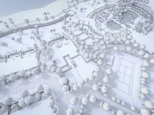 beach residences resort 3D Model