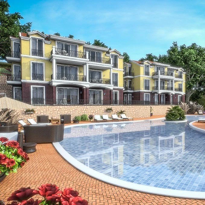 residential complex 3D Model .c4d .max .obj .3ds .fbx .stl .blend 