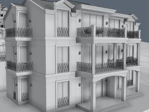 residential complex 3D Model