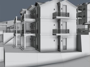 residential complex Modelo 3D