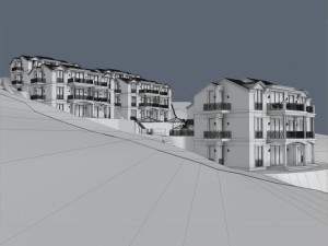 residential complex Modelo 3D