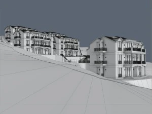 residential complex 3D Model