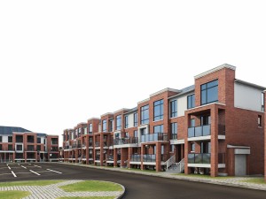 neighborhood residential complex Model 3D