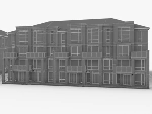 neighborhood residential complex 3D Model