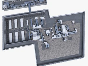 equipamento de ventilação no telhado Modelo 3D