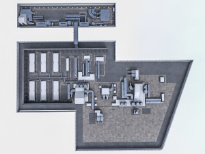 rooftop ventilation equipment 3D Model