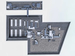 rooftop ventilation equipment 3D Model