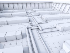 rooftop ventilation equipment 3D Model