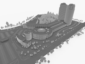 business center 3D मॉडल