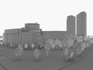 business center 3D Model