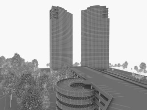 business center 3D मॉडल