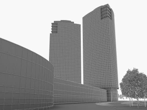 business center 3D Model