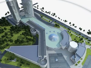 business center 3D Model