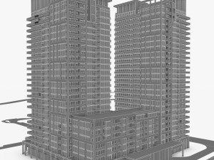 residential buidling 002 3D 模型