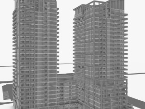residential buidling 002 3D 模型