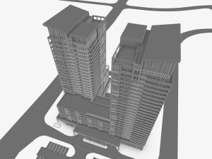 residential buidling 002 3D 模型