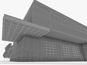 warehouse building 3D Model