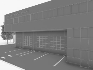 warehouse building 3D Model