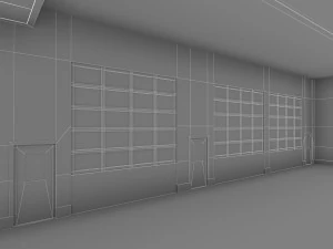 warehouse building 3D Model