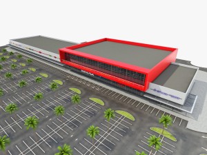 shopping mall 002 Model 3D