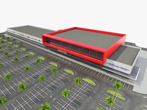shopping mall 002 3D Model