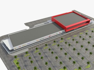 shopping mall 002 3D Модель