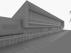 shopping mall 002 3D Модель