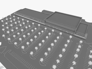 shopping mall 002 3D Model