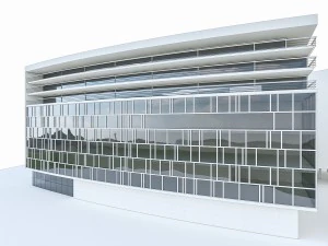 pr&eacute;dio de escrit&oacute;rios 003 Modelo 3D