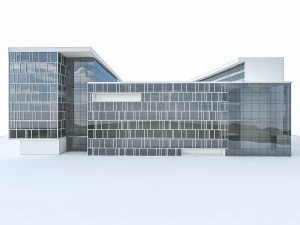 pr&eacute;dio de escrit&oacute;rios 003 Modelo 3D