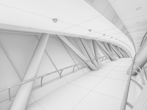 kingdom centre skybridge interior Modèle 3D