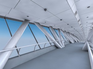 kingdom centre skybridge interior Modèle 3D