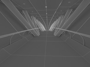 kingdom centre skybridge interior Modèle 3D