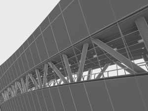 kingdom centre skybridge interior Modèle 3D
