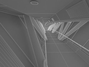 kingdom centre skybridge interior Modèle 3D