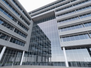 industrial office building Model 3D