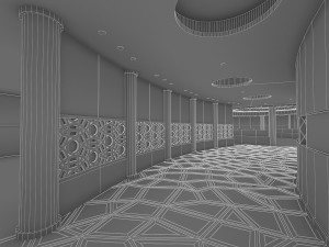 restaraunt interior 3D Model