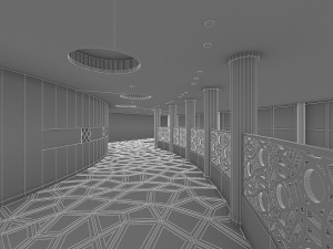 restaraunt interior 3D Model