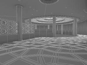 restaraunt interior 3D Model