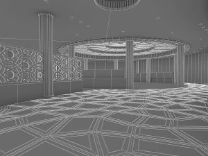 restaraunt interior 3D Model