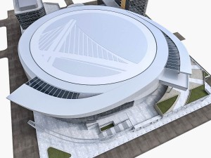 warriors arena stadium 3D Model