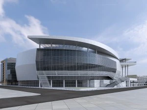 warriors arena stadium 3D Model