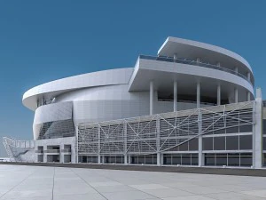 warriors arena stadium 3D Model