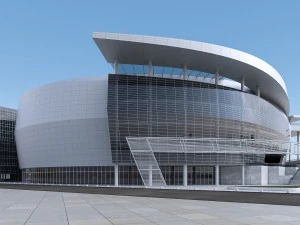 warriors arena stadium 3D Model