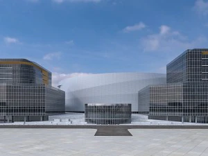 warriors arena stadium 3D Model