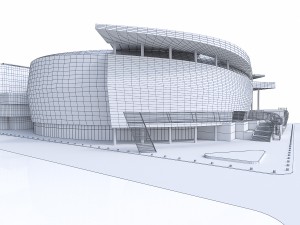 warriors arena stadium Model 3D