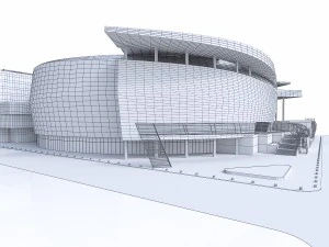 warriors arena stadium 3D Model