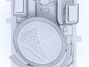 warriors arena stadium 3D Model