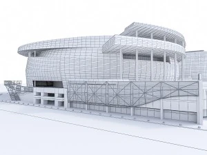 warriors arena stadium 3D Model